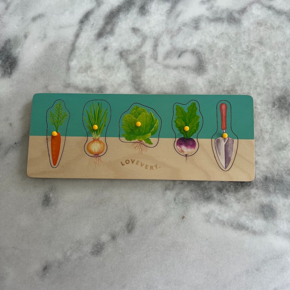 Lovevery Community Garden Vegetable Puzzle Adventurer Kit